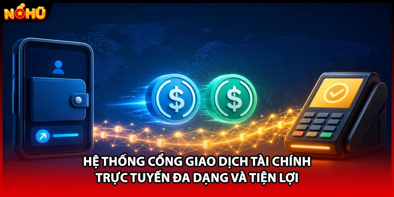 Hệ thống cổng giao dịch tài chính trực tuyến đa dạng và tiện lợi